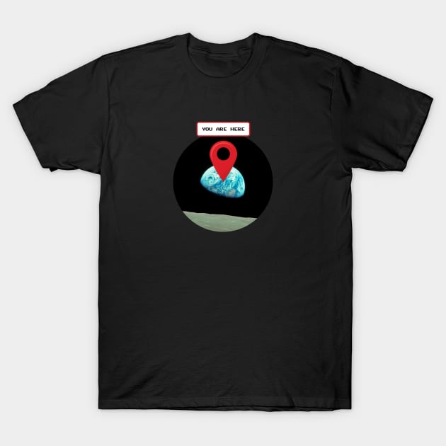 You are here: Earthrise, Apollo 8 T-Shirt by Synthwave1950